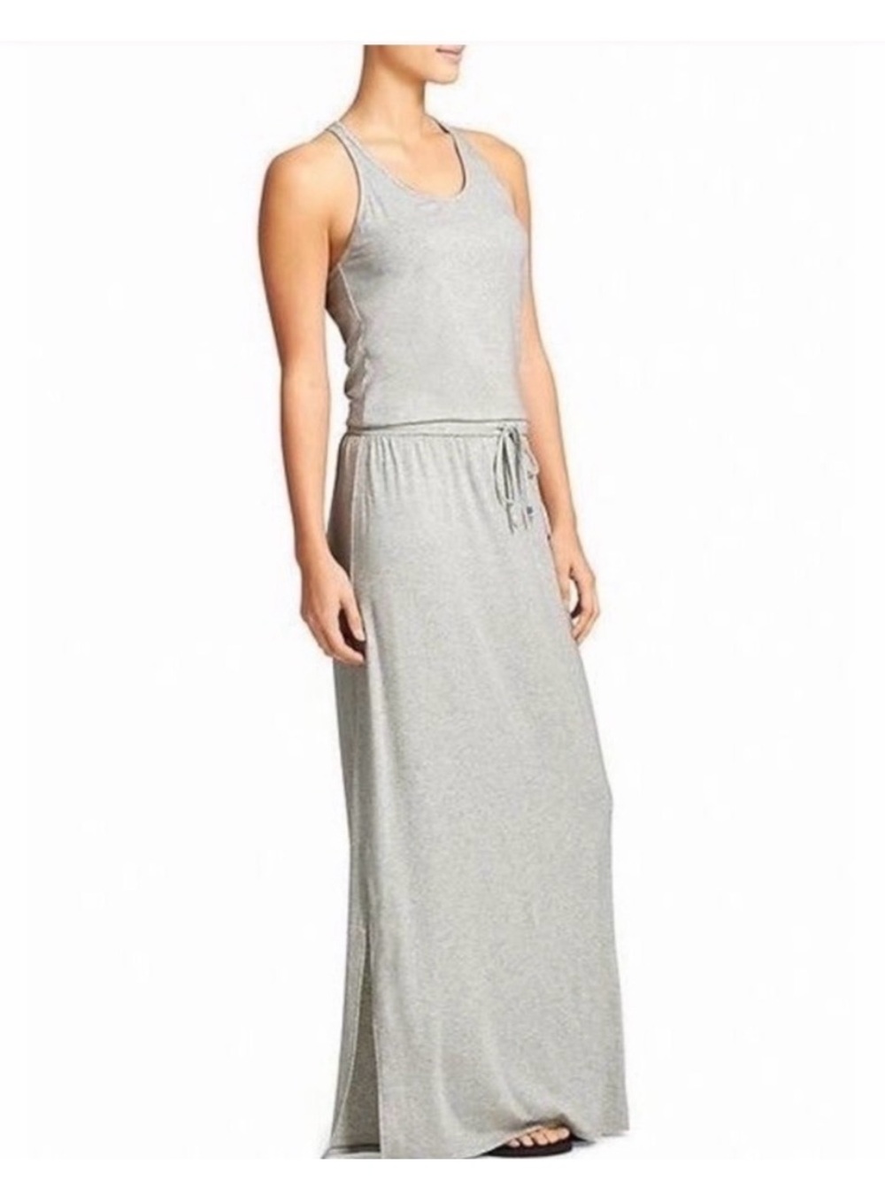 Athleta Cressida Gray Maxi Dress Small